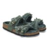 Franca de piel de nubuck y borreguillo