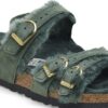 Franca de piel de nubuck y borreguillo