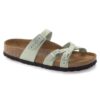 Franca Soft FootbedN Cuero nobuk Matcha
