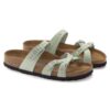 Franca Soft FootbedN Cuero nobuk Matcha
