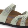 Franca Soft FootbedN Cuero nobuk Matcha