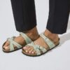 Franca Soft FootbedN Cuero nobuk Matcha