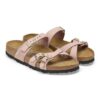 Franca Soft FootbedN Cuero nobuk rosa suave