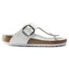 Gizeh Big Buckle de piel natural