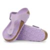 Gizeh Big Buckle de piel natural charolada de alto brillo Crocus