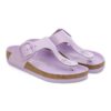 Gizeh Big Buckle de piel natural charolada de alto brillo Crocus