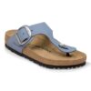 Gizeh Big Buckle de piel nobuk