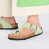 Gizeh Big Buckle de piel nobuk