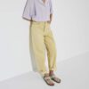 Gizeh Big Buckle de piel nobuk en color matcha