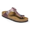 Gizeh de cuero natural trenzado y engrasado