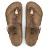 Gizeh de cuero natural trenzado y engrasado