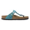 Gizeh de cuero natural trenzado y engrasado