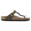 Gizeh de cuero natural trenzado y engrasado