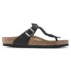 Gizeh de cuero natural trenzado y engrasado