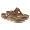 Gizeh de cuero natural trenzado y engrasado