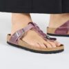 Gizeh de cuero natural trenzado y engrasado