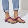 Gizeh de cuero natural trenzado y engrasado