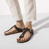 Gizeh de cuero natural trenzado y engrasado