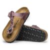 Gizeh de cuero natural trenzado y engrasado