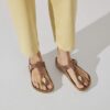 Gizeh de cuero natural trenzado y engrasado