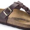 Gizeh de cuero natural trenzado y engrasado