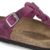 Gizeh de cuero natural trenzado y engrasado