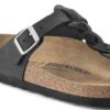 Gizeh de cuero natural trenzado y engrasado