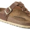 Gizeh de cuero natural trenzado y engrasado