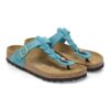Gizeh de cuero natural trenzado y engrasado
