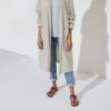 Gizeh de cuero natural trenzado y engrasado