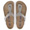 Gizeh Soft Footbed Cuero nobuk Gris paloma