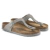 Gizeh Soft Footbed Cuero nobuk Gris paloma