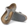 Gizeh Soft Footbed Cuero nobuk Gris paloma