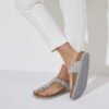 Gizeh Soft Footbed Cuero nobuk Gris paloma