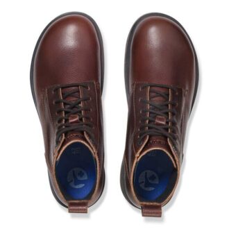 Highwood Lace Mid Hombre Cuero Chocolate
