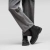 Highwood Lace Mid Hombre Cuero Negro