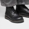 Highwood Lace Mid Hombre Cuero Negro