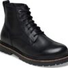 Highwood Lace Mid Hombre Cuero Negro