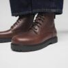 Highwood Mid Impermeable de piel natural