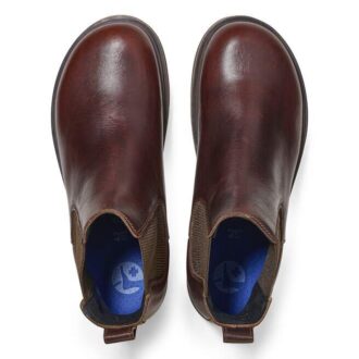 Highwood Slip on para hombre, piel color chocolate