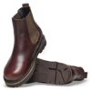 Highwood Slip on para hombre, piel color chocolate