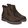 Highwood Slip on para mujer, piel de ante, color moca