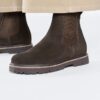 Highwood Slip on para mujer, piel de ante, color moca