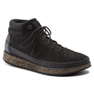 Honnef High de piel nobuk negra