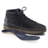 Honnef High de piel nobuk negra