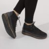 Honnef High de piel nobuk negra
