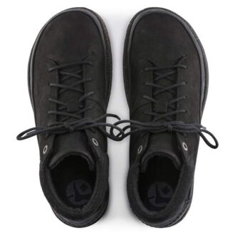 Honnef High de piel nobuk negra