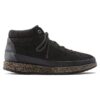 Honnef High de piel nobuk negra