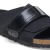 Kyoto de piel nobuck negra