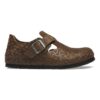 London de una sola correa, piel natural con relieve